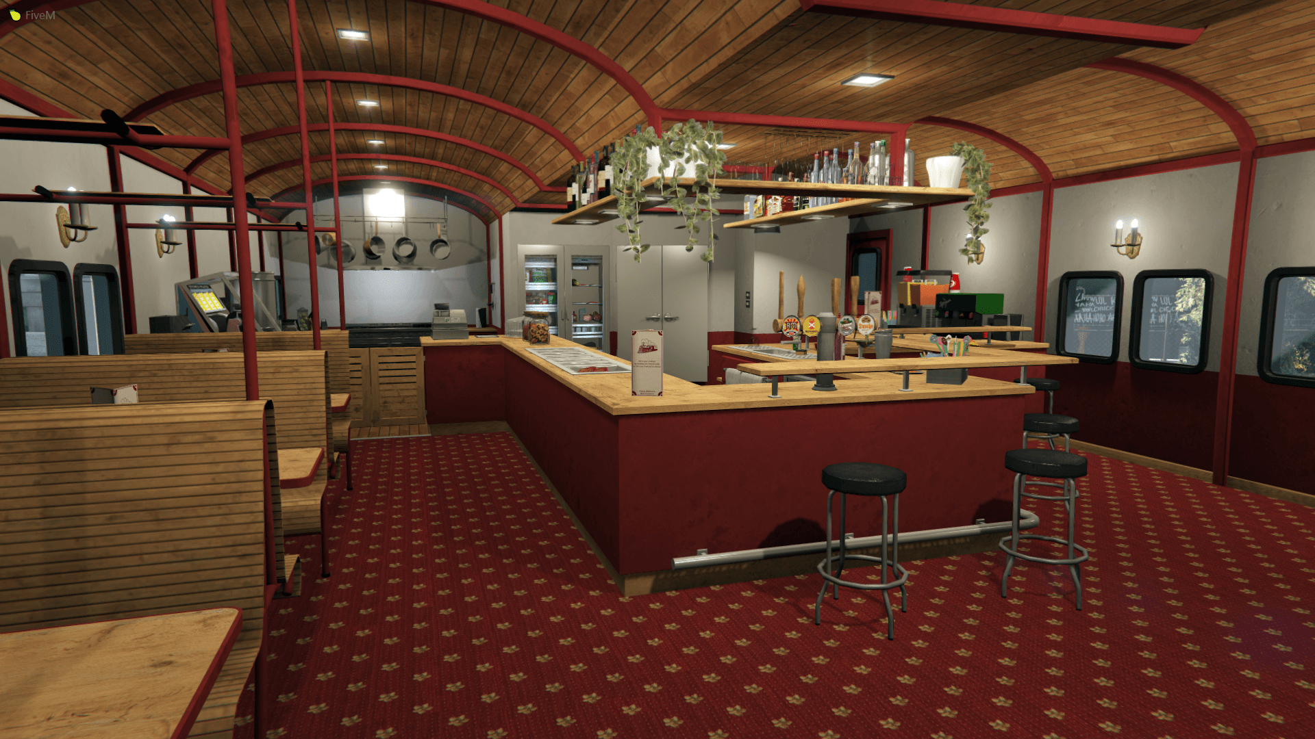 Last Train Diner, FiveM MLO map by Dolu Mods